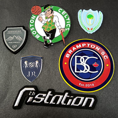 Ropa de encargo Logo Patches del Applique 3D Tpu de la insignia de la prensa del calor de soldadura de la bandera