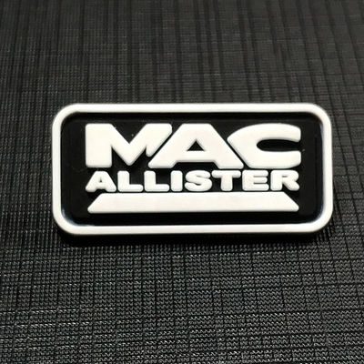Insignias tejidas ropa de encargo del Pvc de Logo Textured Label 3D de los remiendos