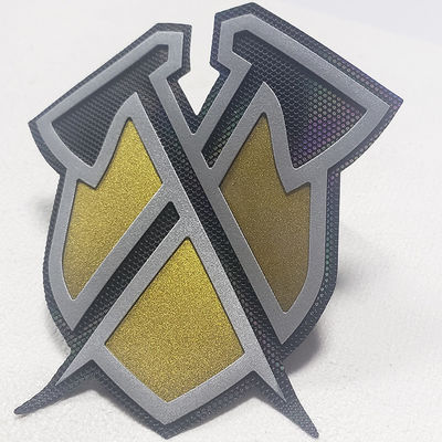 3d aumentó la etiqueta de Logo Silicone Heat Transfer Clothing de la marca del efecto para la camiseta