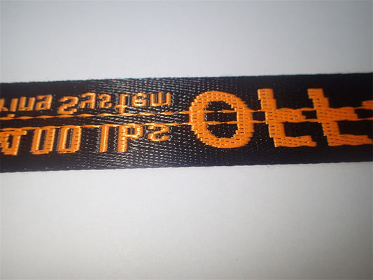 La moda diseña logotipo modificado para requisitos particulares las correas fuertes del telar jacquar y resistentes