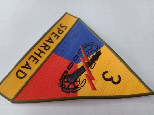 hierro de 3D TPU Logo Raised Heat Transfer Patches en la etiqueta para la ropa