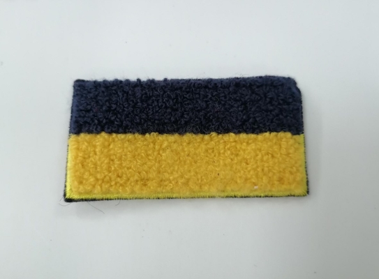 Etiquetas lavables modificadas para requisitos particulares transferencia de calor del remiendo del bordado de la toalla para la ropa