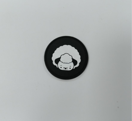 la transferencia de calor lavable de las etiquetas de la goma de silicona de la insignia 3D modificó para requisitos particulares