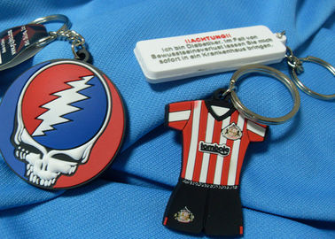 Llavero promocional impreso aduana del recuerdo del silicón de los artículos del diseño de la moda del festival