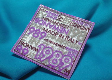 El material del silicón crea la etiqueta del paño para requisitos particulares del Pvc, remiendos decorativos 3D para las chaquetas