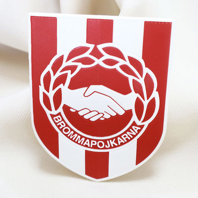 Logotipo de TPU en 3D en relieve Impreso personalizado para prendas de vestir