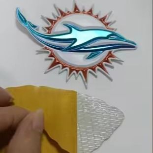 Parches de transferencia de calor 3D personalizados, parches de TPU dorados, etiquetas de marca para ropa deportiva, decoración de prendas personalizadas