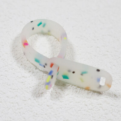 Bridas de cable de teñido anudado de silicona – Organizadores de cable elásticos reutilizables para bolsas y uso diario