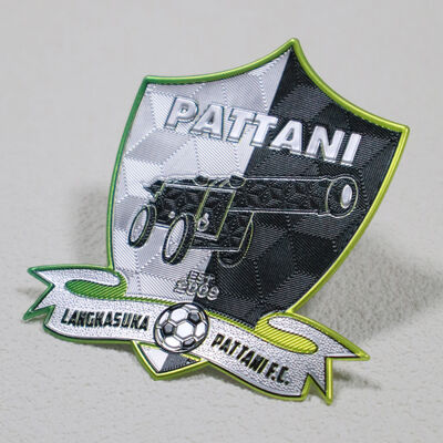 Parche de voltaje TPU personalizado - Insignia del club de fútbol Pattani FC para ropa deportiva