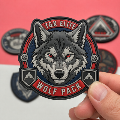 Insignias TPU de alta frecuencia 3D personalizadas con material de silicona logotipos personalizados y tamaños ideales para ropa y marca de parches de ropa
