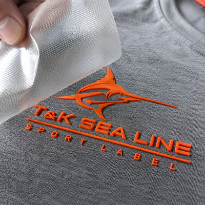 Etiquetas de logotipo de transferencia de calor 3D TPU personalizadas para marcas de ropa deportiva
