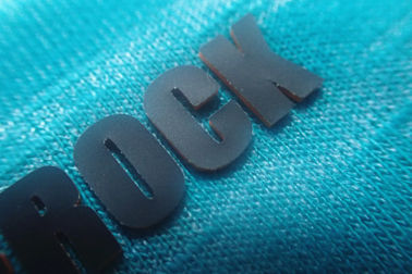 la ropa de la transferencia de calor de la insignia del silicón 3D etiqueta respetuoso del medio ambiente