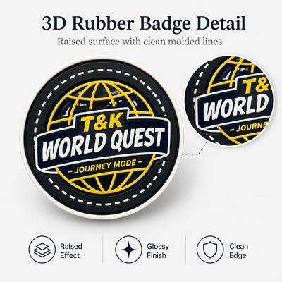Insignias de TPU 3D de alta frecuencia personalizadas y duraderas hechas de material de silicona, perfectas para la marca de parches en ropa y prendas de vestir