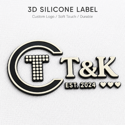 Etiquetas de transferencia de calor de silicona personalizadas de alta calidad con logotipo 3D para ropa deportiva, ropa activa, chaquetas, bolsos y marca de ropa de alta gama