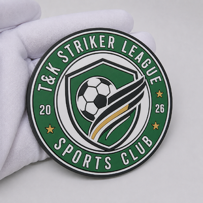Parches personalizados de logotipo de TPU 3D para ropa deportiva: insignias de alta frecuencia ecológicas, lavables y totalmente personalizables