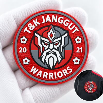 Insignias con logo 3D de TPU personalizado en relieve - Etiquetas de caucho de silicona lavables y ecológicas para equipos de gaming