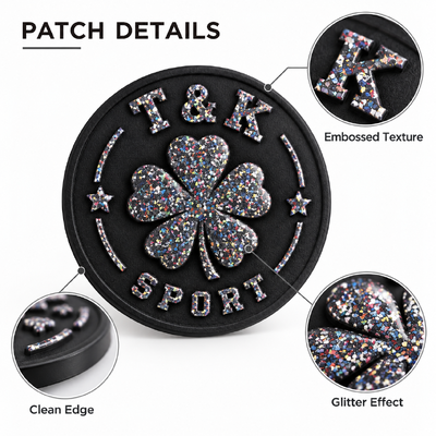 Parches de PVC personalizados con diseño en relieve para marcas de ropa