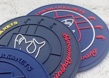 Grabado en relieve 3 remiendos de goma dimensionales del logotipo para SGS BV de los zapatos/de la maleta OEKO