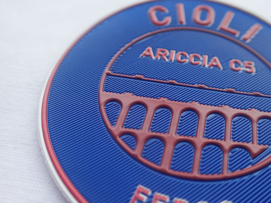 Remiendos de encargo de la transferencia de calor 3D Logo Embossed TPU de la impresión de pantalla de seda